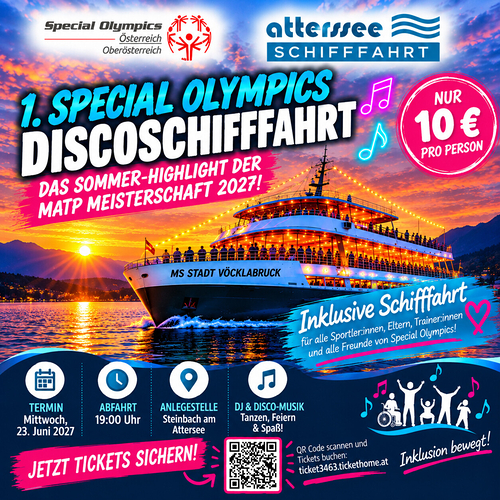 1. Special Olympics Discoschifffahrt
